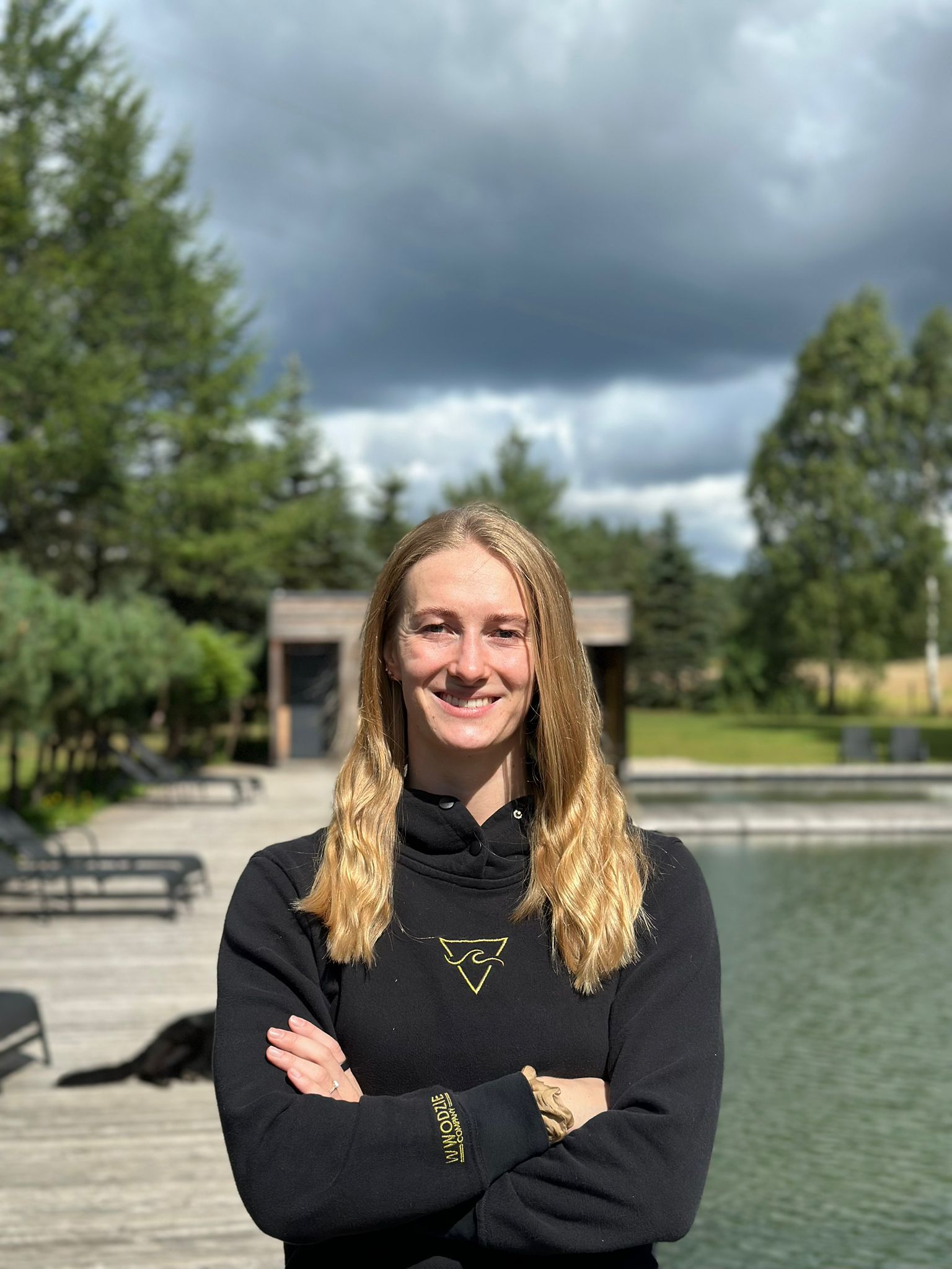 Dominika Sztandera - podczas pracy