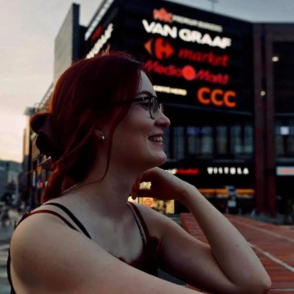 Malwina Mroczkowska - podczas pracy